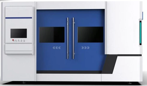 Full Closed Protection 12000w Cnc Metal Sheet Fiber Laser Cutting Machine For Stainless Steel Aluminum